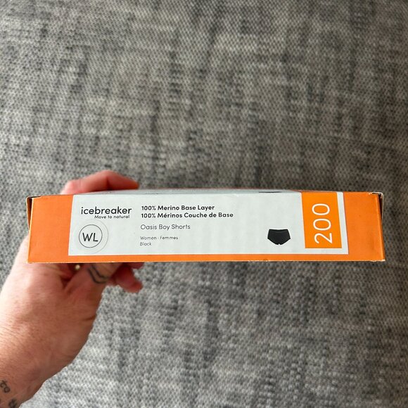 Icebreaker Oasis Boy Shorts Women's Size Large NWT - Picture 2 of 6